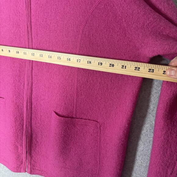 VTG Studio Works Boiled Wool Cardigan Sweater Large Pockets‎ Granny Felted Artsy - Picture 10 of 12
